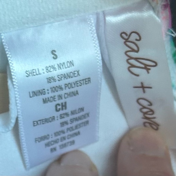 Women’s Salt + Cove Colorful Floral one-Piece Swimsuit. size S - Picture 8 of 8